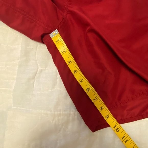 Men's XXL swimsuit, Red and cream with liner, 100% Polyester - Picture 2 of 8